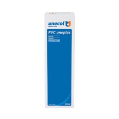 Adesivo PVC uneplas tubo 125 ml estojo + dispensador