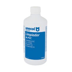 Produto de limpeza para PVC, garrafa plástica 500 ml