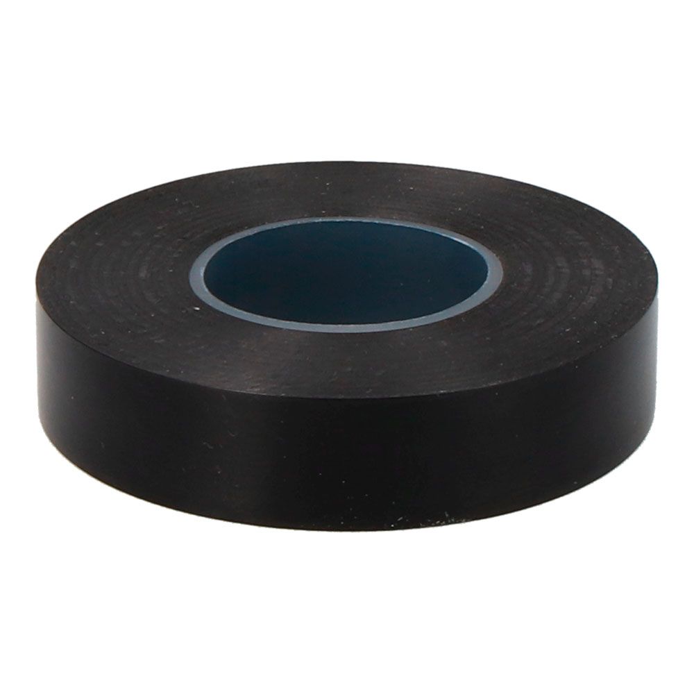 Fita isolante eletricidade profissional PVC alta aderência 19 mm x 33 m preta