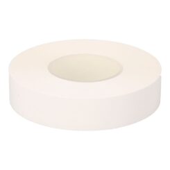 Fita isolante eletricidade profissional PVC alta aderência 19 mm x 33 m branca