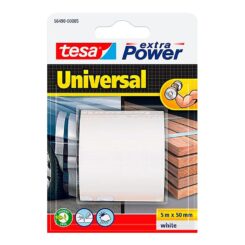 Fita adesiva branca universal extra forte, 50 mm x 5 m