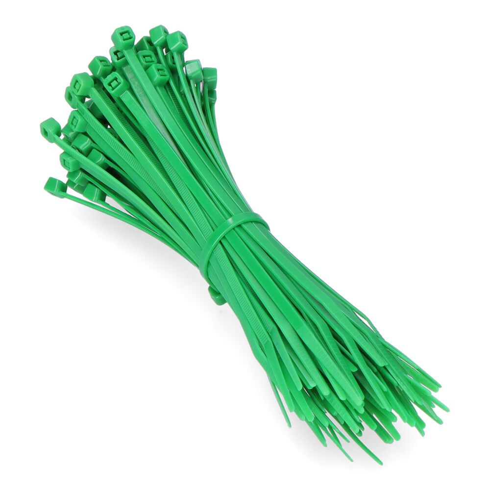 Flange nylon GBN 4,6 x 200 mm verde 100 unid
