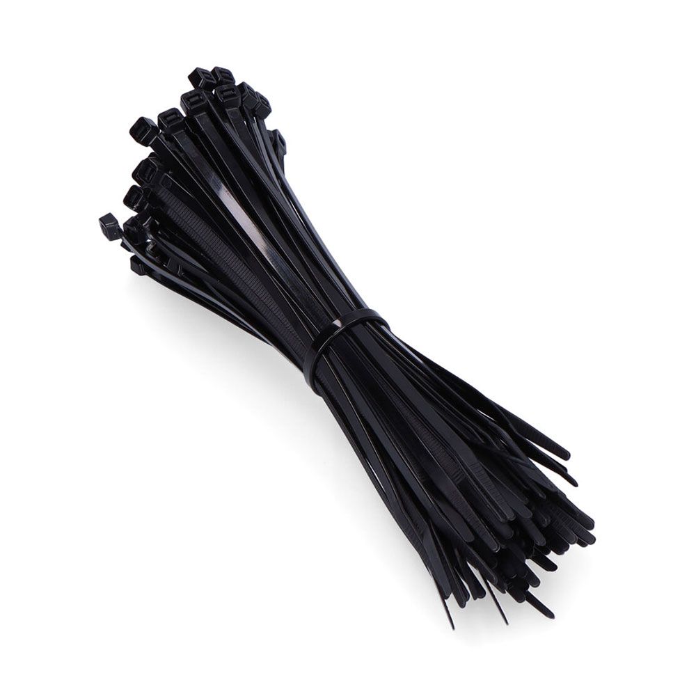 Abraçadeiras de nylon UBN 4.6x200mm preto 100UN. fischer