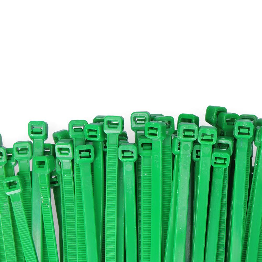 Abraçadeiras verdes 385x4,8mm (saco 100 unid.) nylon de alta qualidade - Image 2