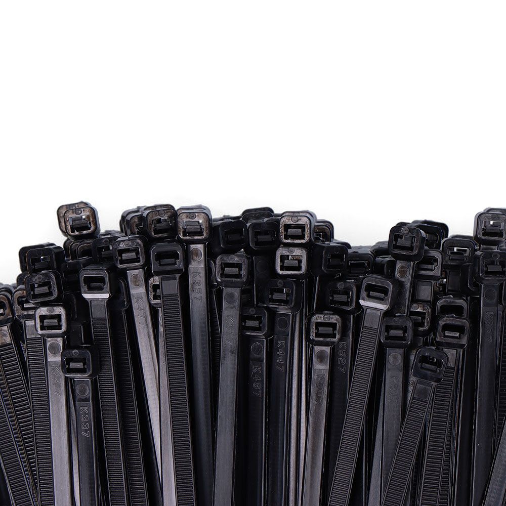 Abraçadeiras preta 385x4,8mm (saco 100 unid.) nylon de alta qualidade - Image 2