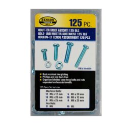 BENSON Parafusos com conjunto de porcas 125 peças