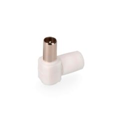 EDM Plugue de TV angular de 9,5 mm. Plugue de TV macho envolto em plástico