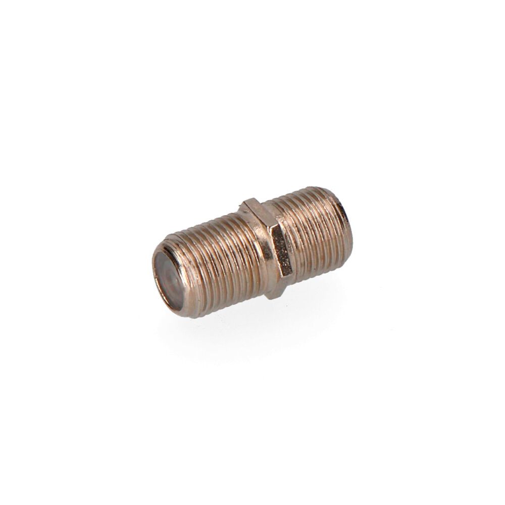 Conector união "f" macho-macho retractilado parabolica
