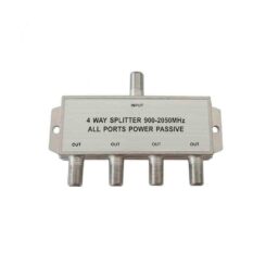 Repartidor/sat 4 vias 900-2050 MHZ somente parabolica (retractilado)