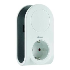 Adaptador 3 conectores USB + 1 USB a + 1 tomada schuko 16A 250 v~ branco