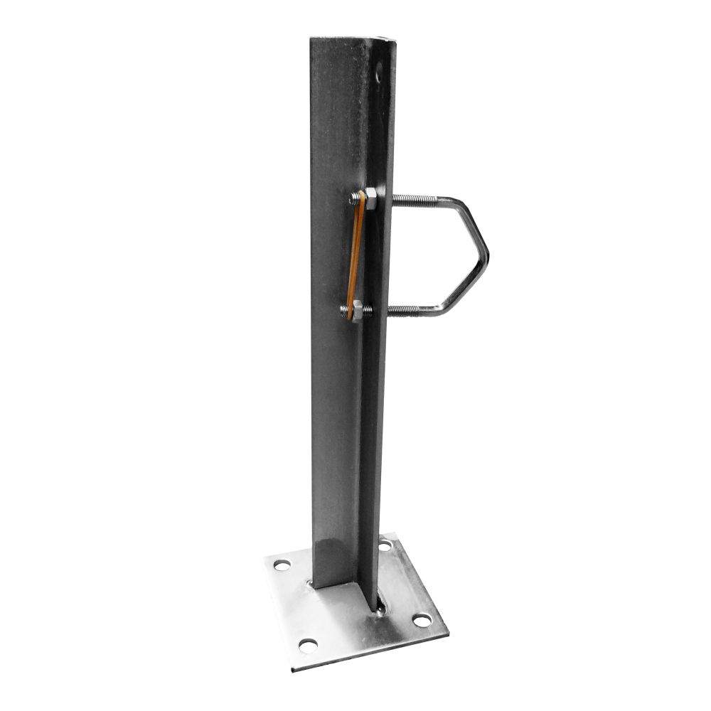 Suporte de mastro para parede em "l" 300mm SE prende com parafusos