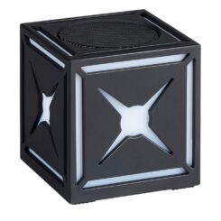 Coluna sem fios bluetooth 5.3, RGB, 5 W, 70 x 70 x 75 mm