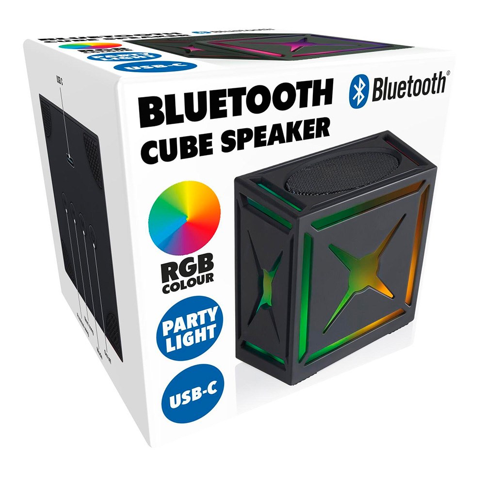 Coluna sem fios bluetooth 5.3, RGB, 5 W, 70 x 70 x 75 mm - Image 5