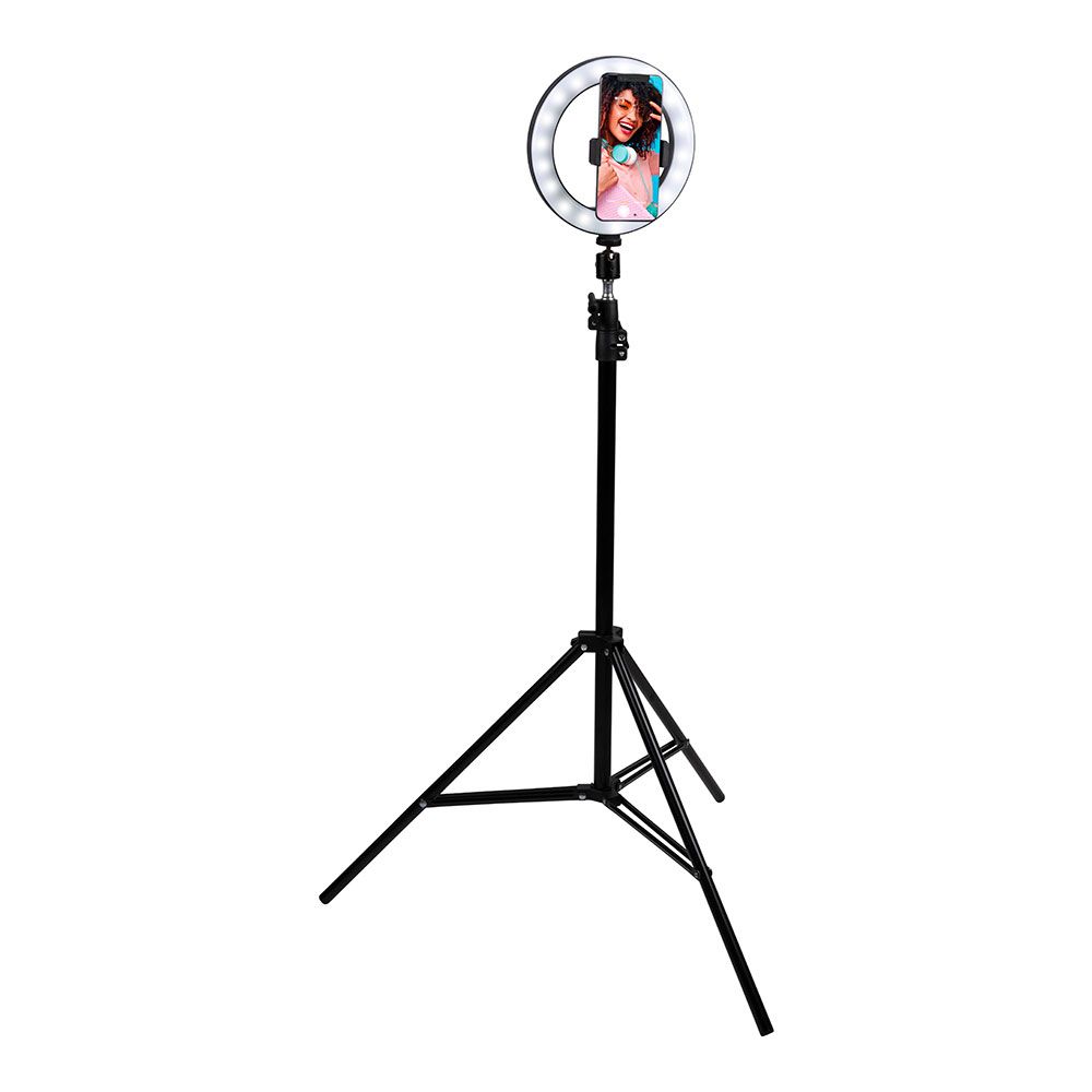 Ring light com tripé