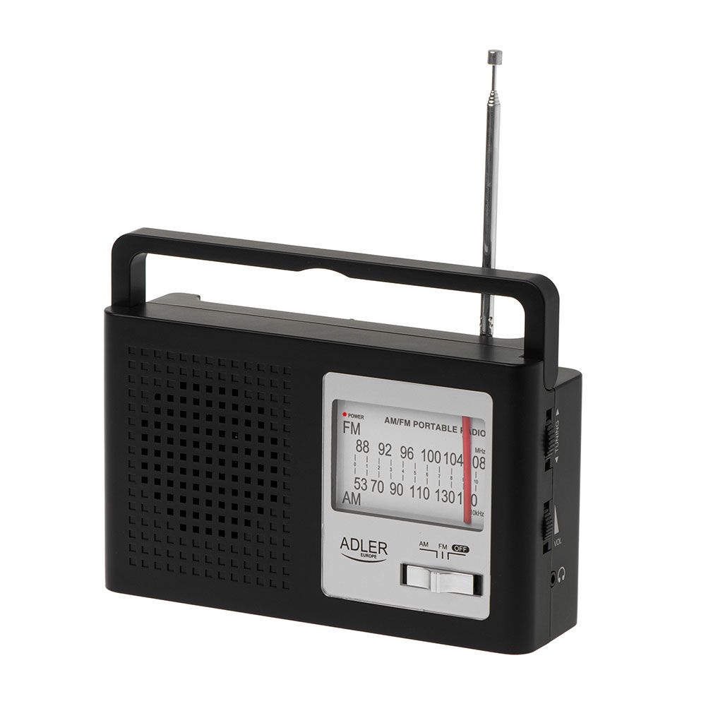 Rádio am/fm AD 1909, 15,5 x 21 x 6 cm