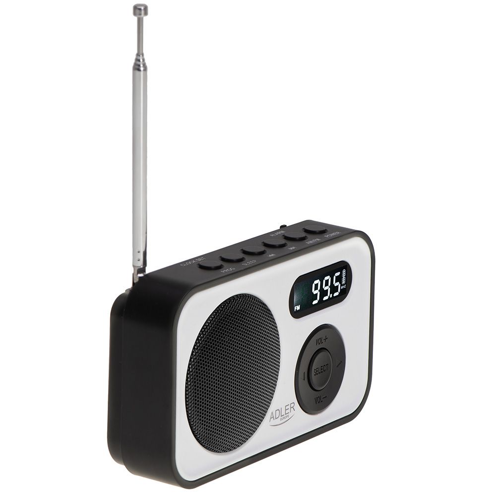 Rádio digital PLL am/fm AD 1906, 12,5 x 3 x 7,5 cm - Image 2