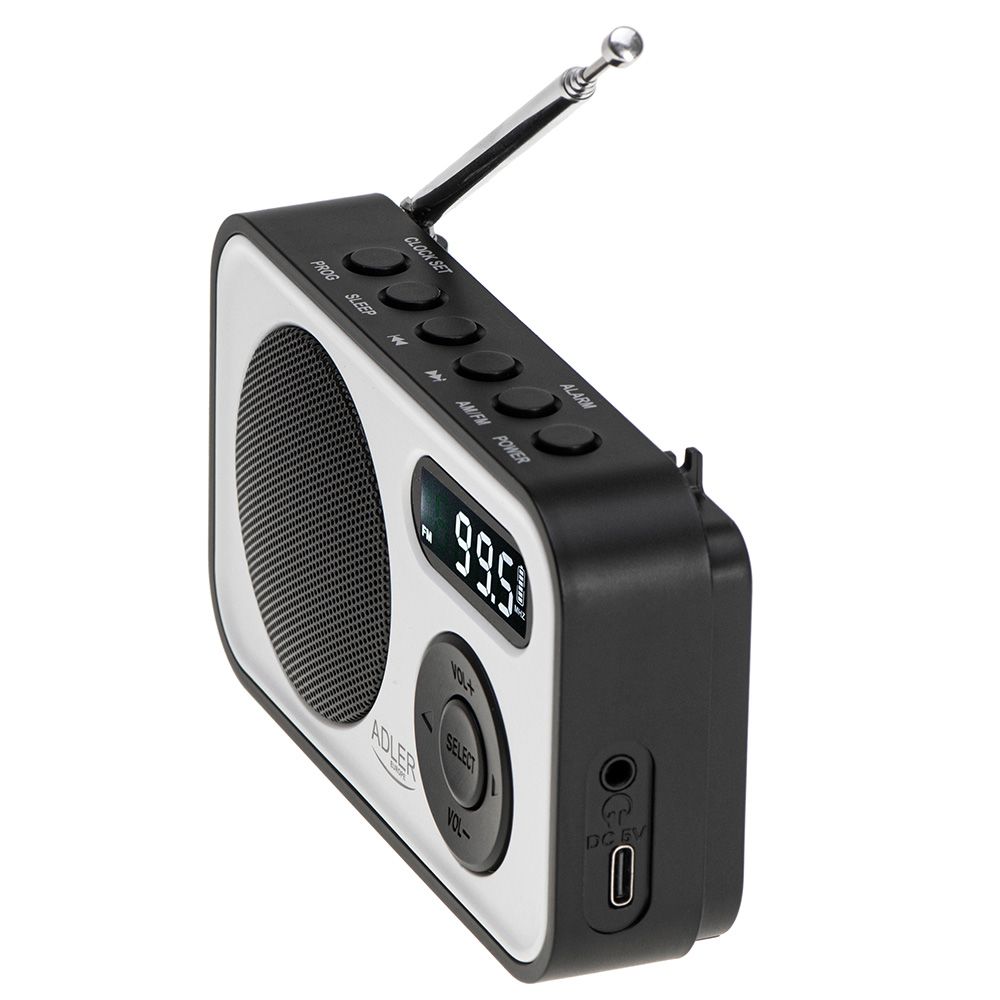 Rádio digital PLL am/fm AD 1906, 12,5 x 3 x 7,5 cm - Image 4