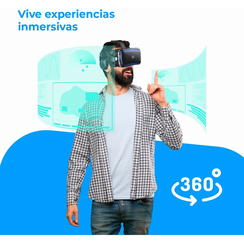 Óculos de realidade virtual 3D com áudio - Image 6