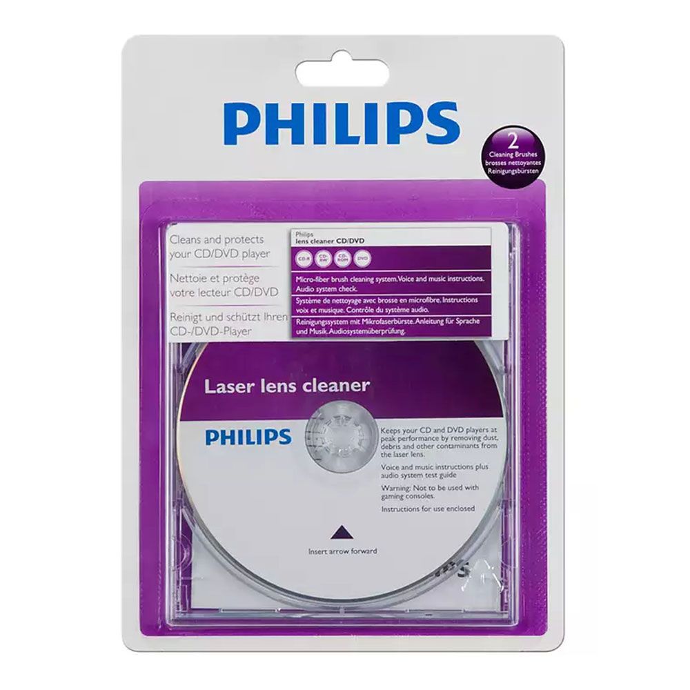 CD produto de limpeza para lentes de reprodutores cd/dvd SVC2330/10 - Image 2