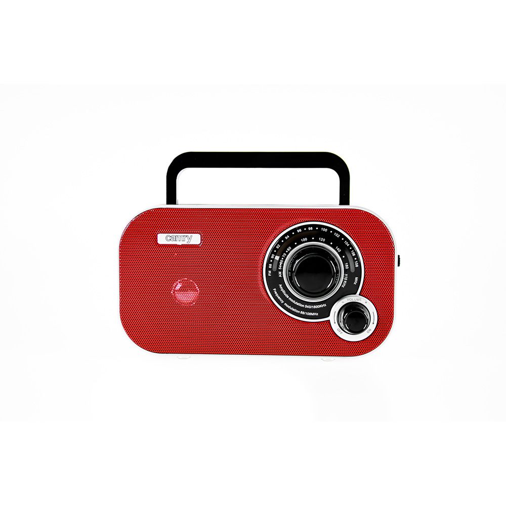 Rádio am/fm vermelho CR 1140, 21 x 5,6 x 12 cm - Image 2