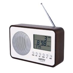 Rádio digital FM CR 1153, 18,4 x 11,6 x 5,9 cm