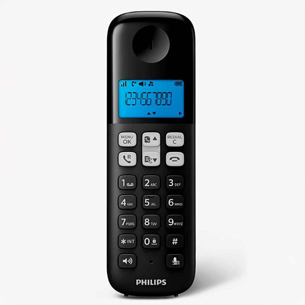Telefone fixo sem fio d161 preto - Image 2