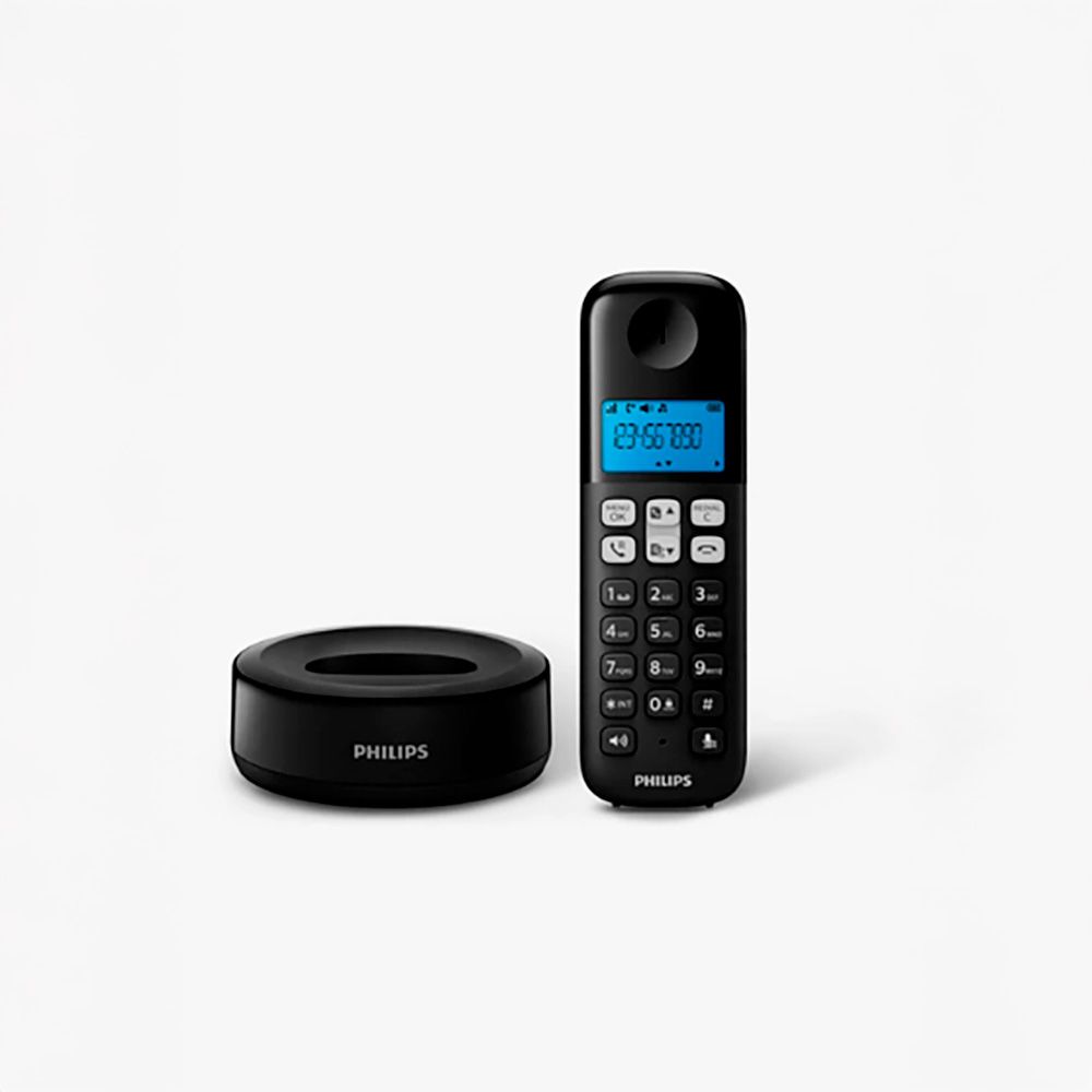 Telefone fixo sem fio d161 preto - Image 3
