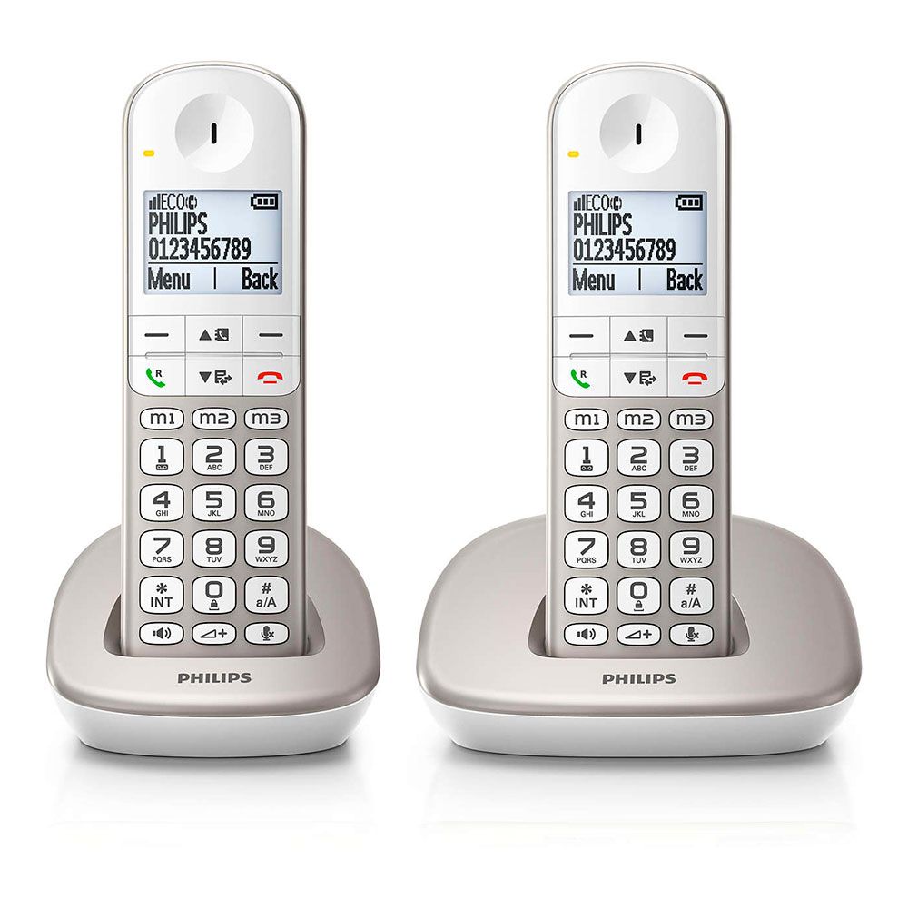 XL4902S Telefone Duo Sem Fio Branco e Cinza - Image 3