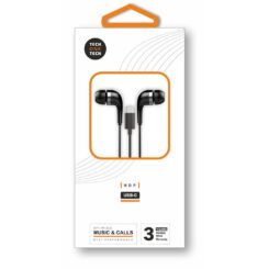 Auriculares HOP com conector usb-c, pretos