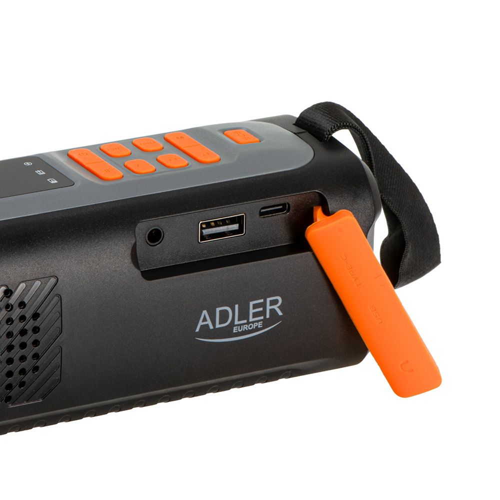 Rádio emergência solar + manivela, lanterna LED 4 W, powerbank 4500 MAH AD 1920 - Image 4