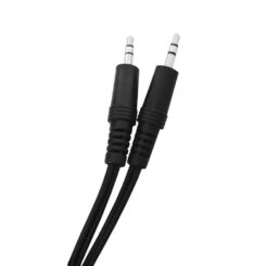 Conexão audio jack 3,5mm stereo macho a jack 3,5mm stereo macho 1,5m