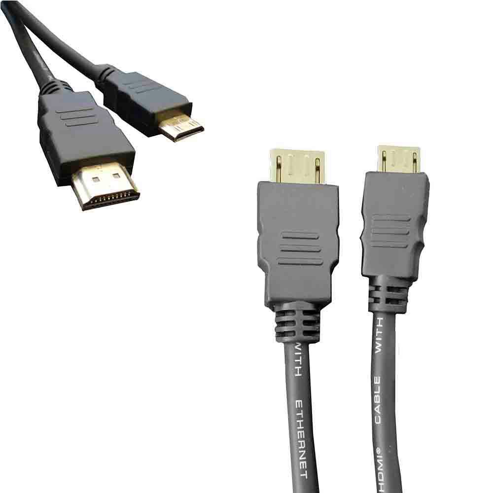 Cabo hdmi macho a mini hdmi macho 1.5m