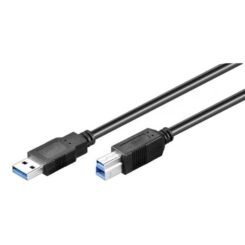 Cabo USB USB 3.0 a-b 2m preto