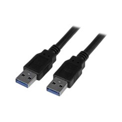 Cabo USB USB 3.0 a-a macho-macho 2m preto