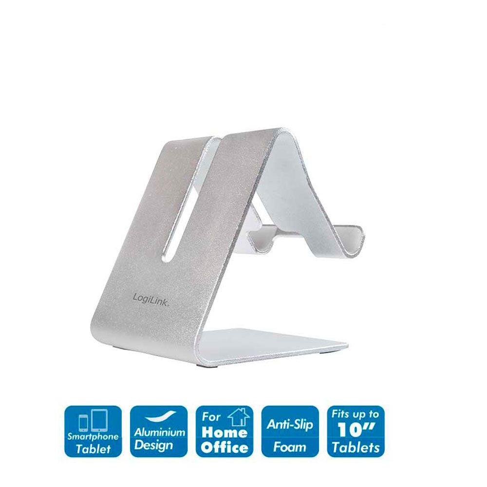 LOGILINK Suporte em alumínio para smartphone e tablet