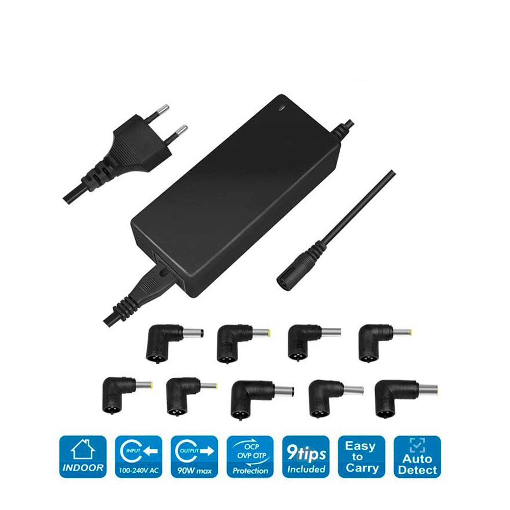 LOGILINK Fonte de alimentação universal portátil Logilink 90w