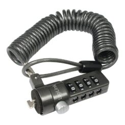 Cabo antirroubo para portátil com combinação de 4 dígitos preto logilink