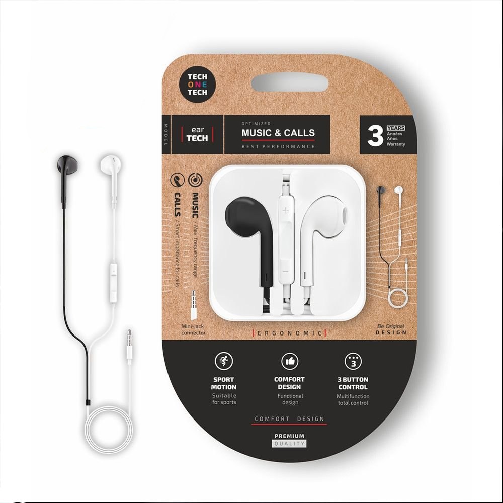 Auriculares eartech b&w minijack 1,2 m