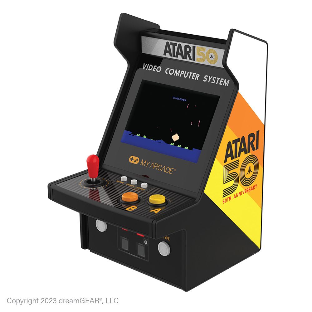 Micro player atari 100 jogos 6,75 polegadas