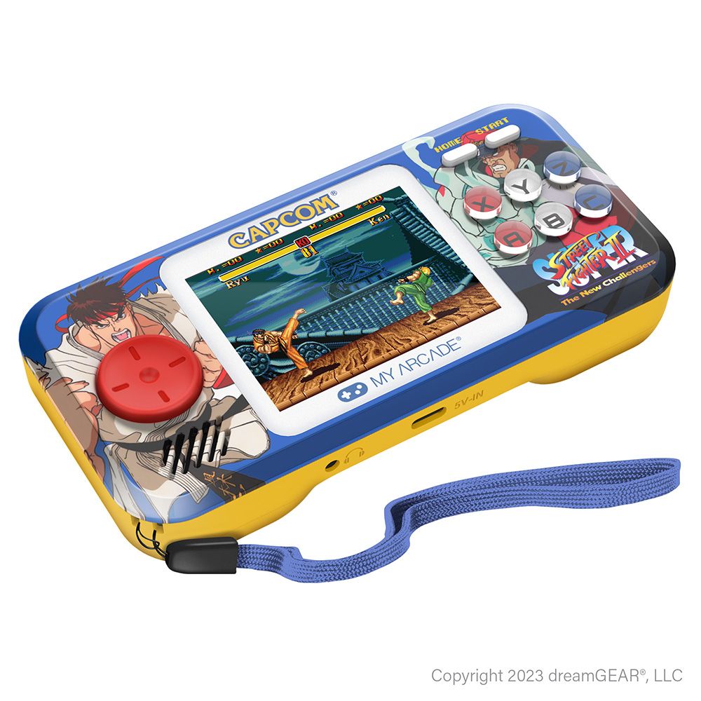 Pocket player street fighter ii portátil