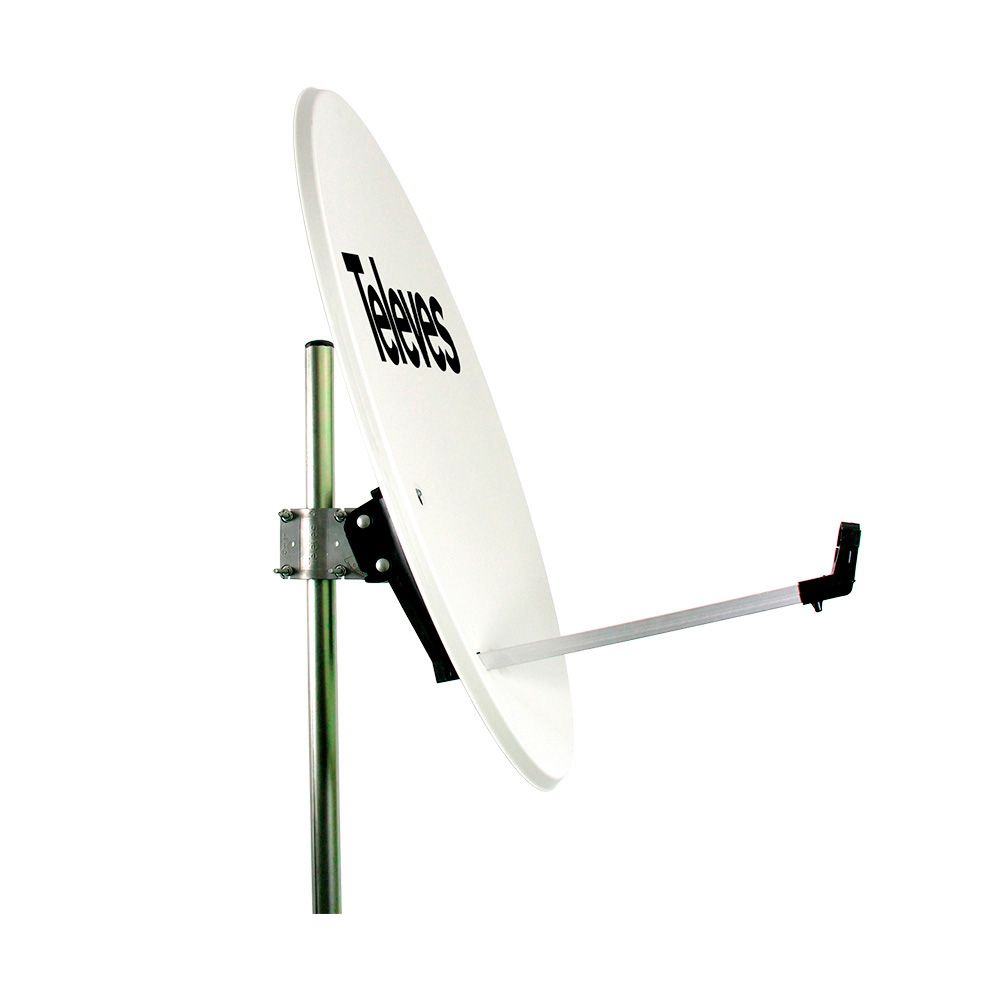 Antena parabólica Ø63cm disco de alumínio offset COR branco televes - Image 2