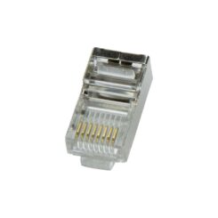 Conector RJ45 macho FTP CAT5E fechado (saco 100unid.)
