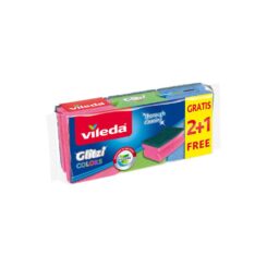 Esfregão esponja glitzi colors 2+1 salva unhas