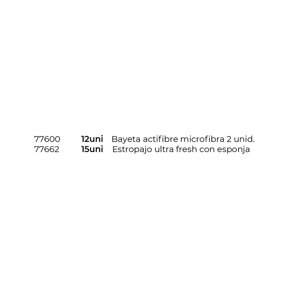 Display de mesa, 15 x pano actifibre + 12 x scrubber FCE - Image 2