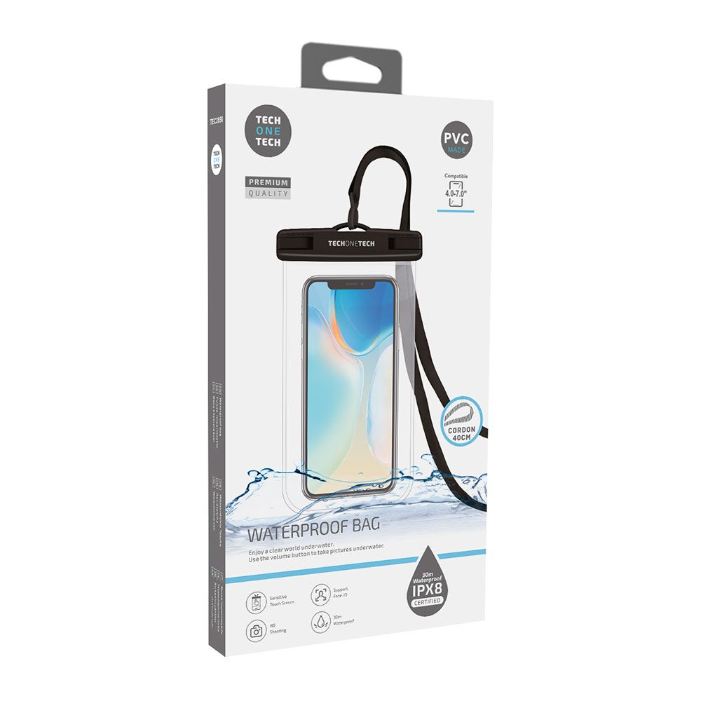 Estojo de suspensão impermeável para água PVC IPX8 preto - Image 2