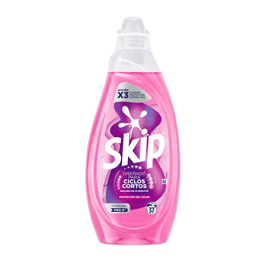 Detergente líquido para ciclos curtos, proteção das cores, 37 doses