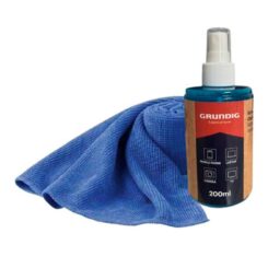 Limpa ecrãs em spray + pano, 200 ml