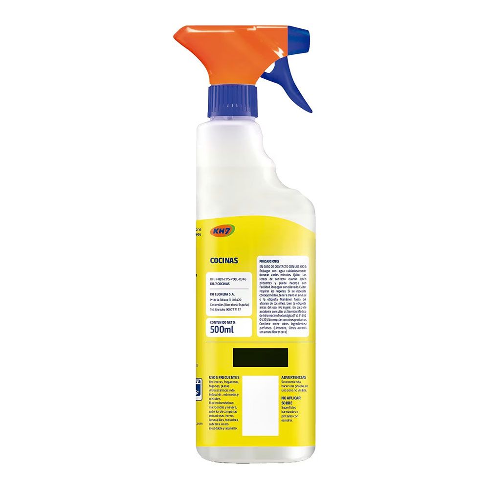 Limpiador para cocinas, mandarina e iris, pulverizador, 500 ml - Image 2