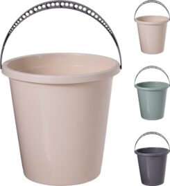 Balde com pega, cores sortidas, 5 l, Ø20 x 21,5 cm