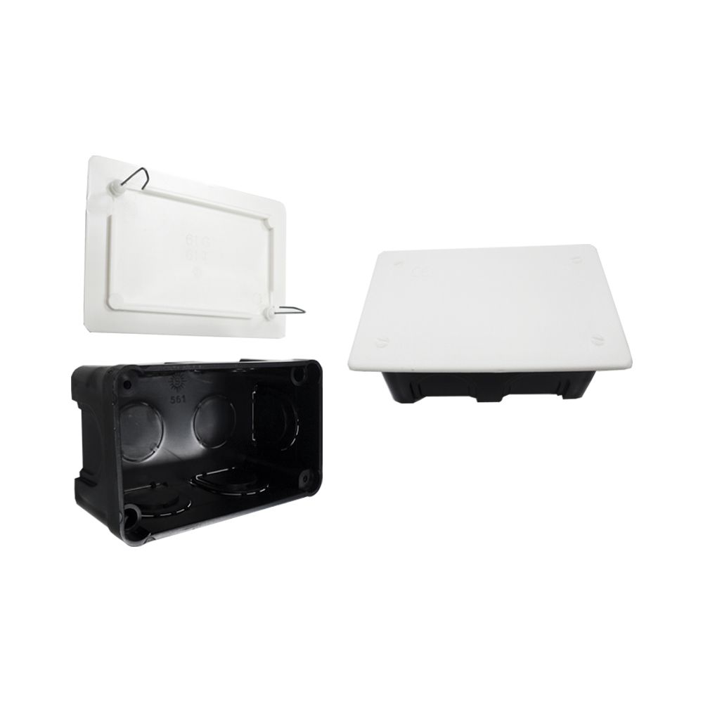 Caixa derivaçao rectangular 200x130x60mm garra metalica solera (retractilado) 614